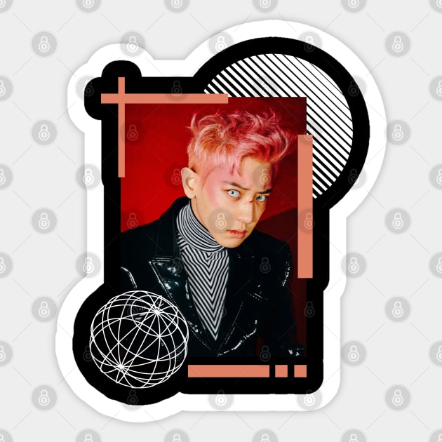 Kpop Design Chanyeol EXO (Obsession) Sticker by Design Kpop Aesthetic Store